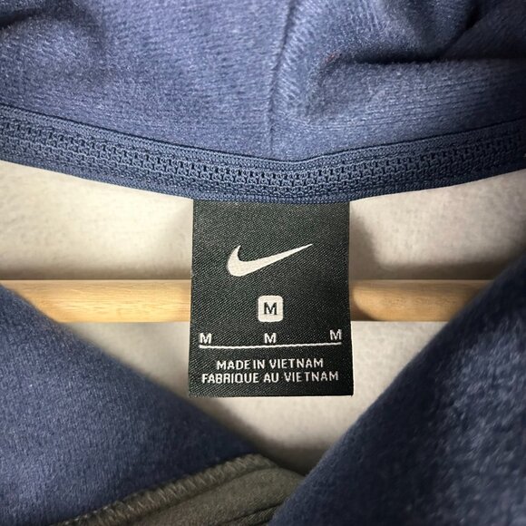 Ole Miss Rebels Hoodie Medium On Field Gray Therma Fit Sweatshirt Team Issued - Picture 5 of 6